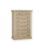 Cassettiera 6+2 cassetti Avorio Anticato