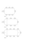 Tavolo Allungabile in Ceramica da 160 cm a 240 cm