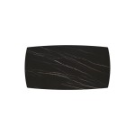 Tavolo Allungabile con Base in Metallo Bronzo e Piano in Ceramica