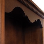 Libreria in legno classica 4 ripiani Noce