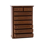 Cassettiera 6+2 Noce Bassano