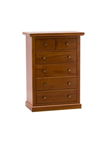 Cassettiera in legno 4+2 cassetti