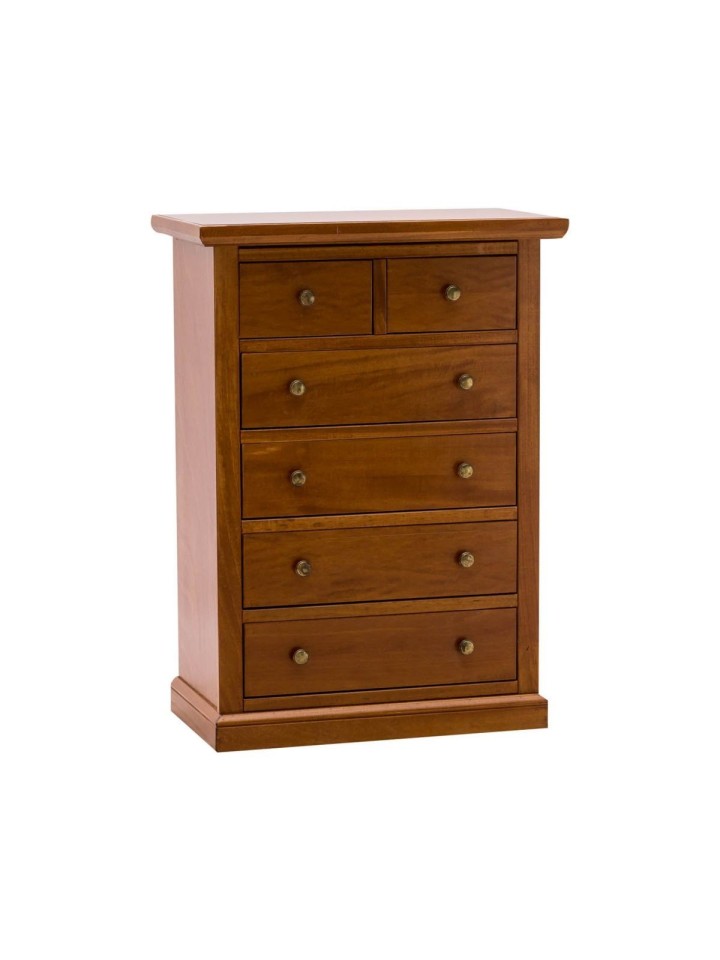 Cassettiera in legno 6+2 cassetti