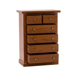 Cassettiera in legno 4+2 cassetti