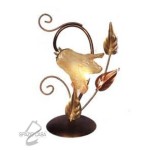 Lume Foglia in ferro battuto 1 luce