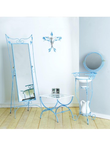 Set arredo ingresso in ferro battuto artigianale