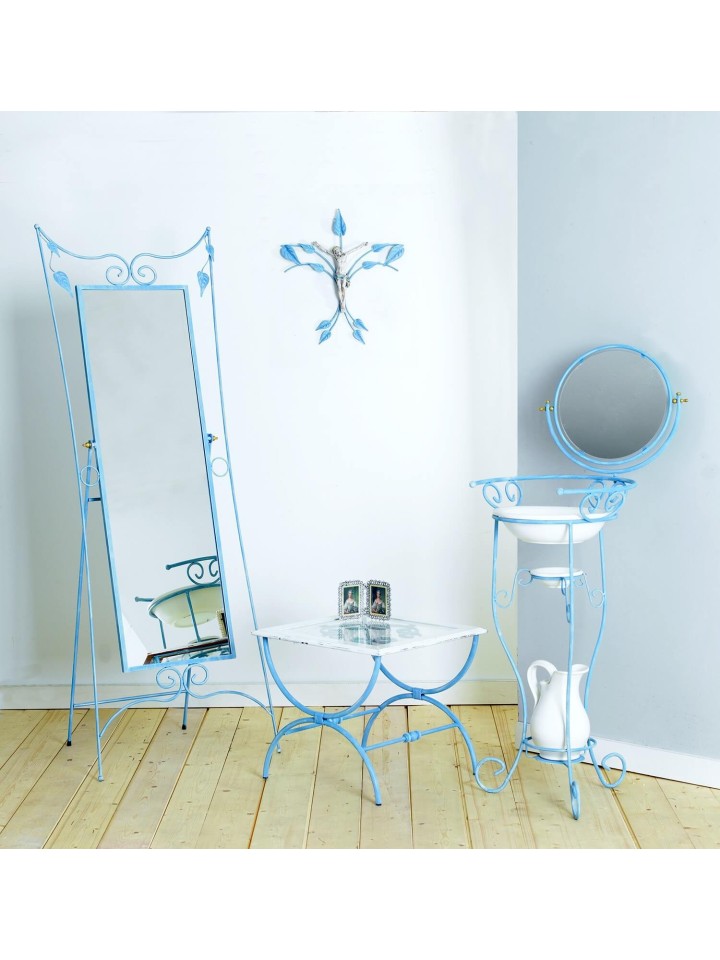 Set arredo ingresso in ferro battuto artigianale