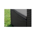 Salotto per esterno effetto rattan in polipropilene (4 posti + tavolino)