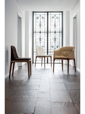 Poltrona sedia moderna di design Mivida Tonin Casa