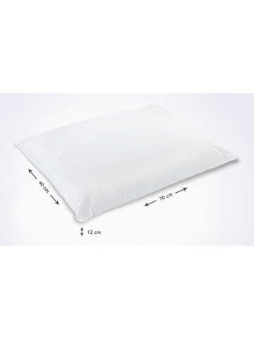 Cuscino modello saponetta in fibra 70 x 40 cm H. 12 cm