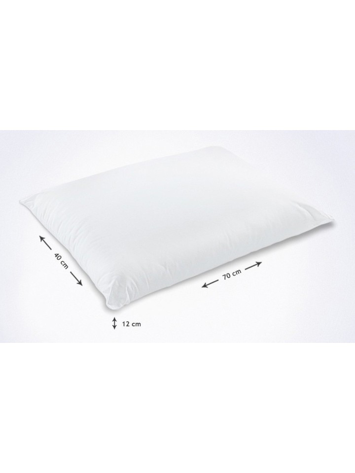 Cuscino modello saponetta in fibra 70 x 40 cm H. 12 cm