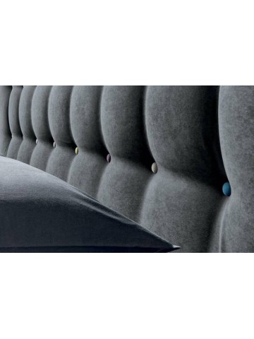 Letto Contenitore Testata Imbottita Quadri Karl Felis