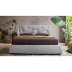 Letto matrimoniale testata imbottita Kevin Felis