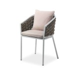 Poltroncina Manhattan in alluminio per esterni