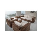 Poltrona per esterno in polyrattan penelope