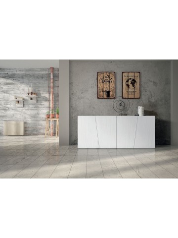 Credenza in abete bianco spazzolato
