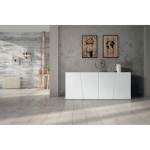 Credenza in rovere notato spazzolato