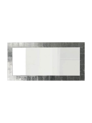 Specchio da parete moderno foglia argento