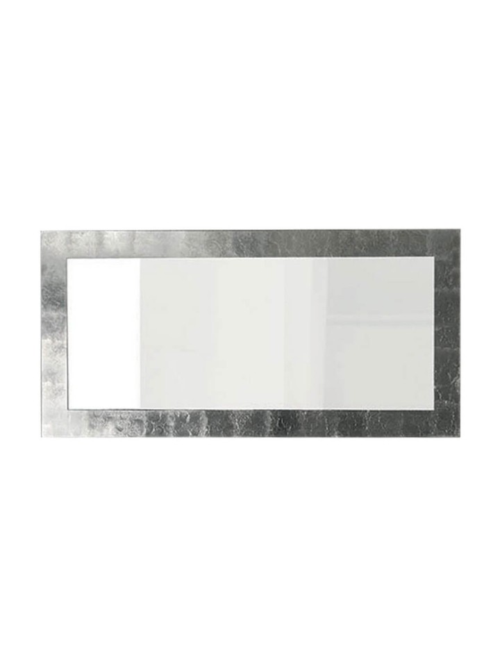 Specchio da parete moderno foglia argento