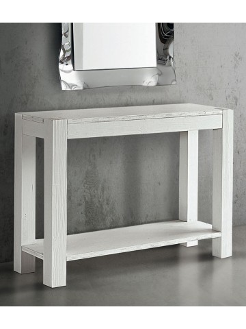 Consolle moderna in Abete Bianco Spazzolato