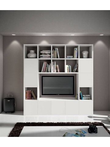 Parete bianco frassinato