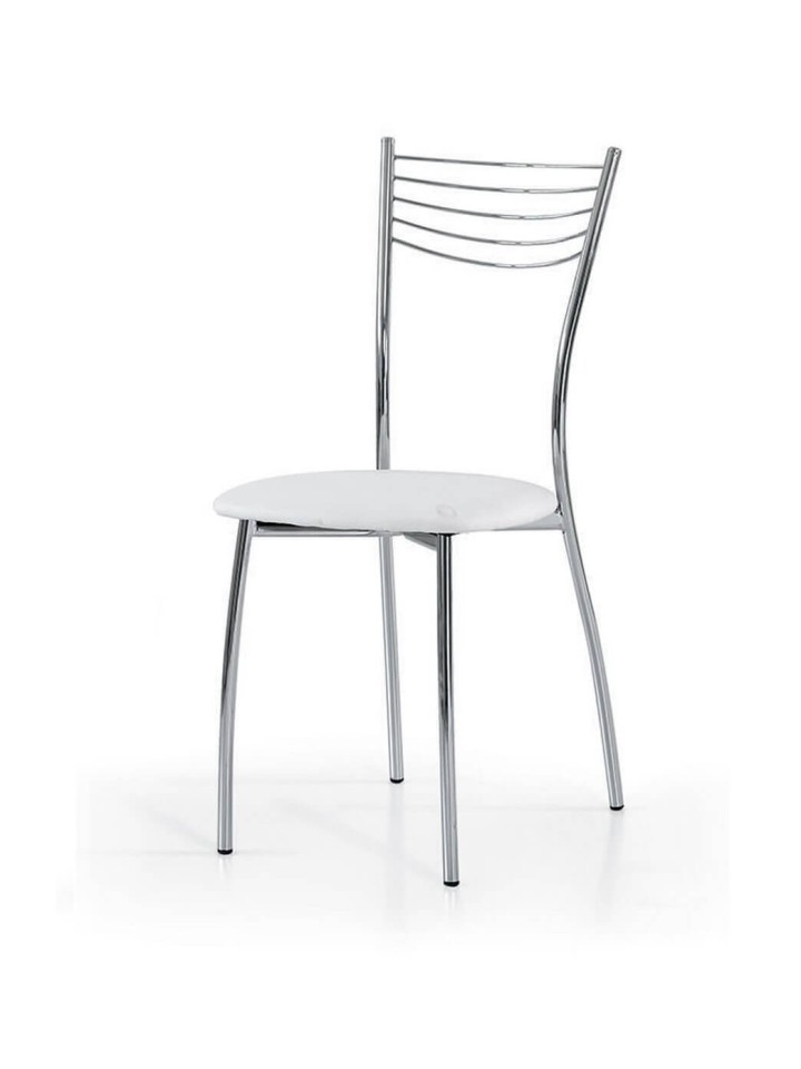 Sedia in ferro ed ecopelle