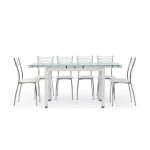 Sedia in ferro ed ecopelle