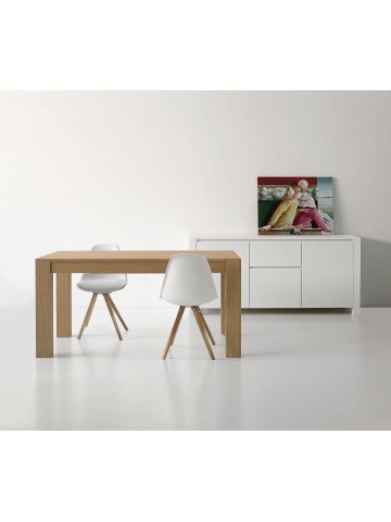 Sedia in polipropilene con seduta imbottita Pyramid