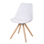 Sedia in polipropilene con seduta imbottita Pyramid