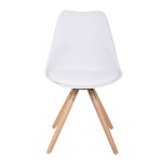 Sedia in polipropilene con seduta imbottita Pyramid