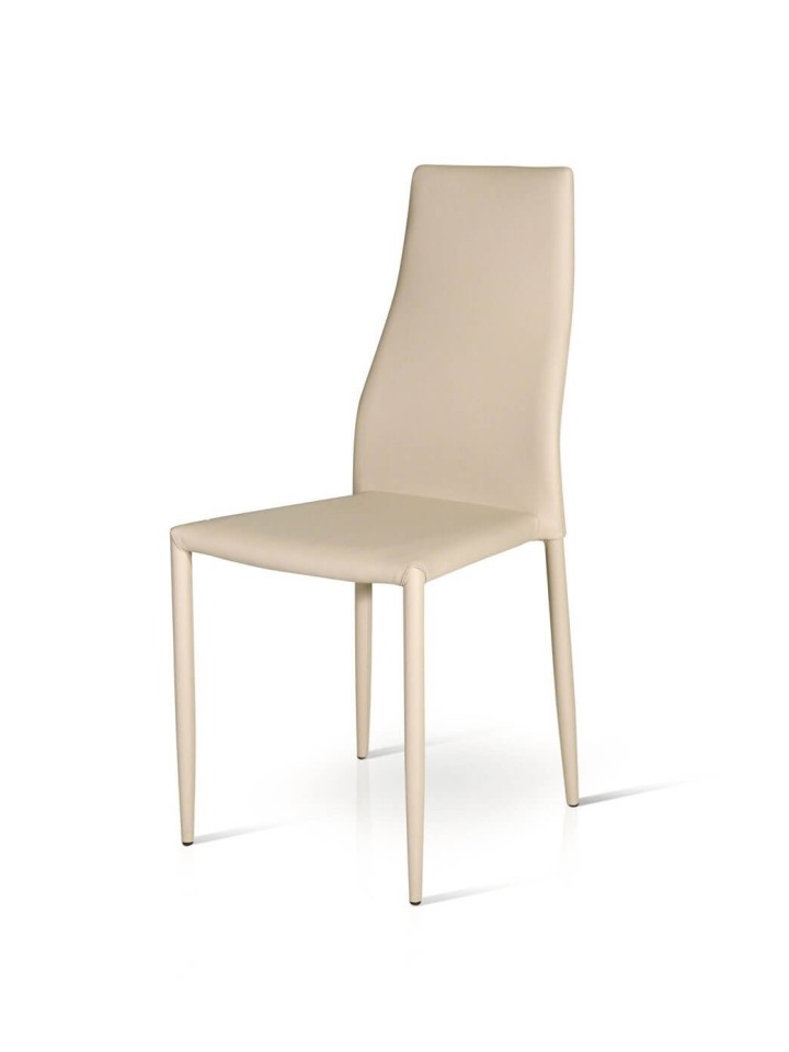 Sedia moderna da cucina in ecopelle