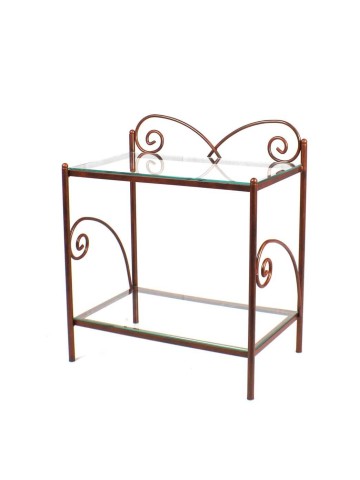 Comodino in ferro battuto Venezia