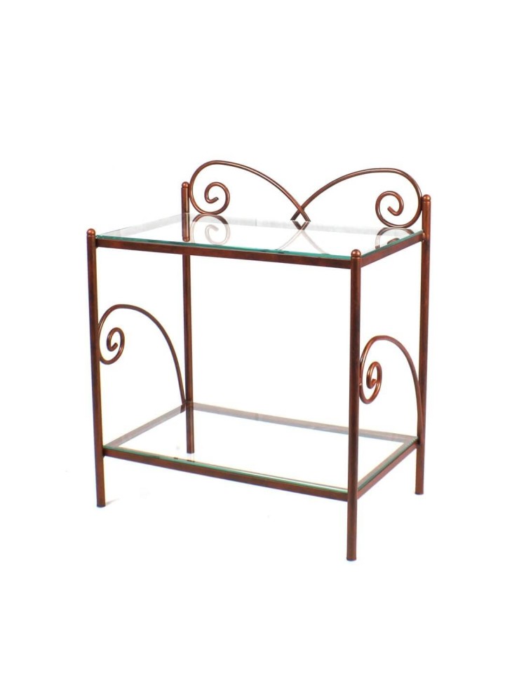 Comodino in ferro battuto Venezia