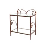 Comodino in ferro battuto Venezia