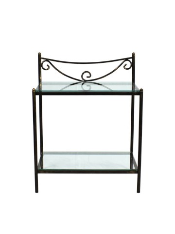 Comodino in Ferro Battuto Liberty