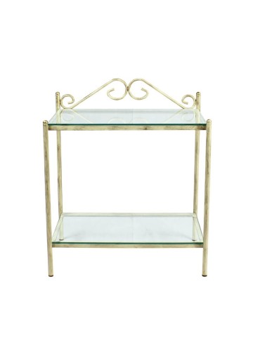 Comodino in Ferro Battuto 2S