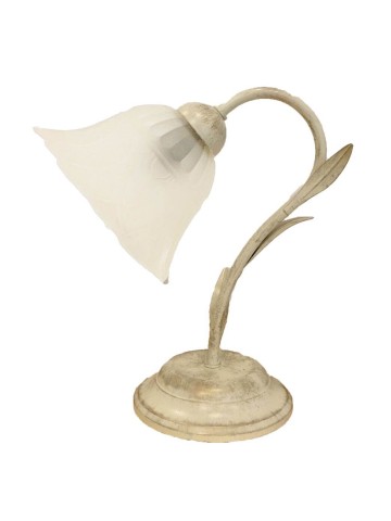 Lumetto in ferro battuto foglia