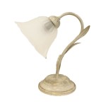 Lumetto in ferro battuto foglia