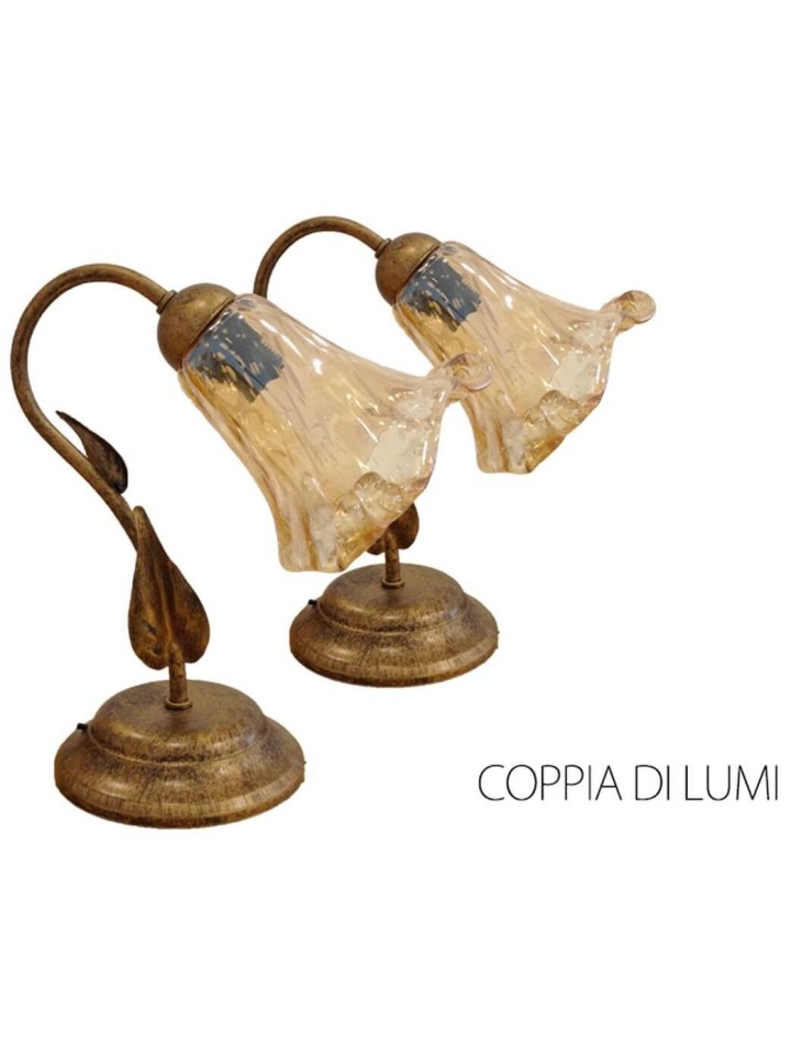 Coppia di lumetti Foglia