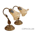Coppia di lumetti Foglia