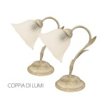 Coppia di lumetti Fogliolina