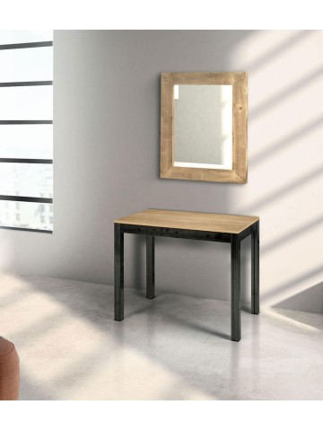 Specchiera moderna in legno prima patina