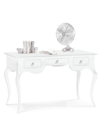 Scrittoio classico in legno 3 cassetti