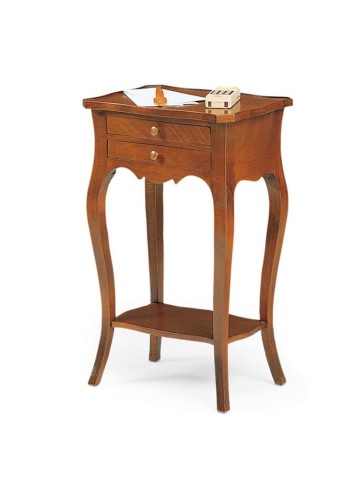 Comodino bombato 2 cassetti