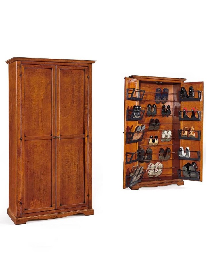 Scarpiera in legno classica