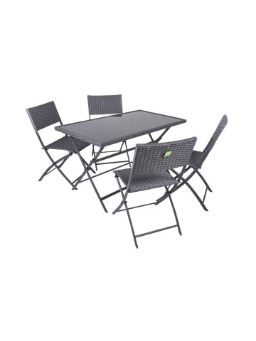 Set tavolo + 4 sedie Space Coveri Garden