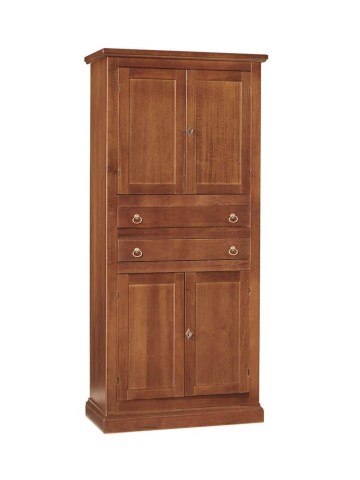 Stipo in legno con zoccolo