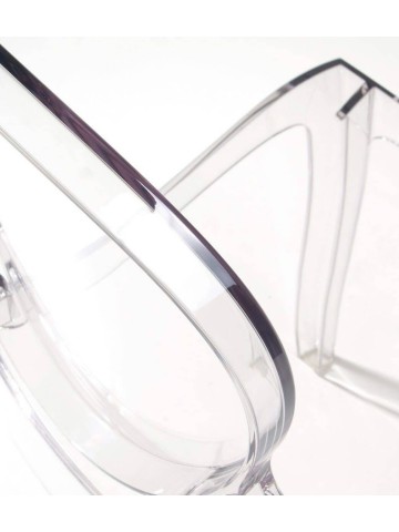 Sedia trasparente moderna in policarbonato