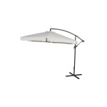Ombrellone parasole 3x3 m ruotante palo laterale a sbalzo base a croce