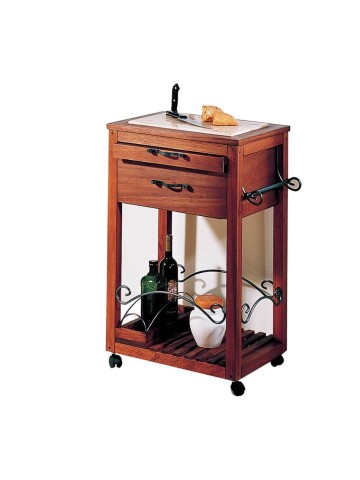 Carrello con tagliere